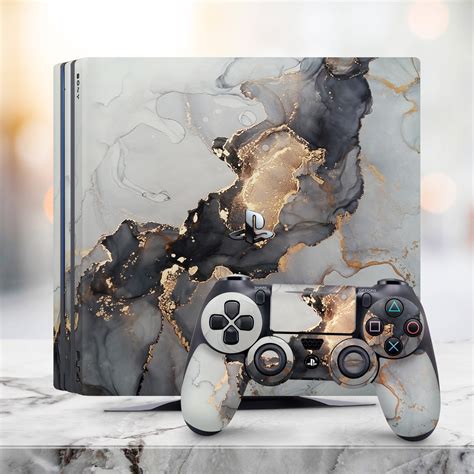 PS5 Skin Gold Ps4 Skin Ink Ps4 Skin Black Ps4 Skin Marble PS5 - Etsy