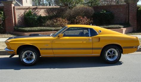 Special Yellow 1969 Mach 1 Russ Davis Performance Special Gas Ronda