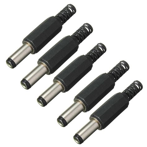 5PCS 5 5mm X 2 5mm Male Jack DC Power Plug Socket Jack Adapter Adaptor