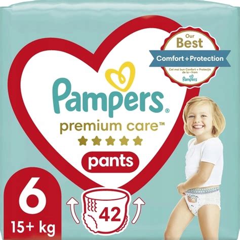 Pampers Pants Premium Care 6 Pieluchomajtki 15 Kg 42 Sztuki