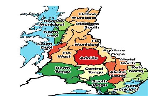 List Of Districts In The Volta Region Of Ghana Yencomgh