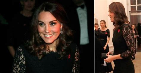 Kate Middleton exibe a barriguinha de grávida em evento