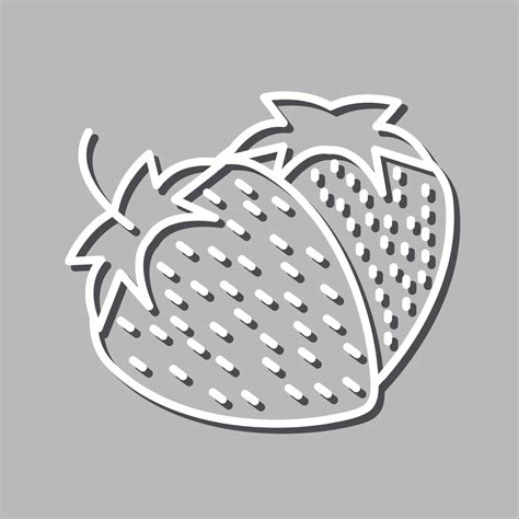 Strawberry Vector Icon 20242290 Vector Art at Vecteezy