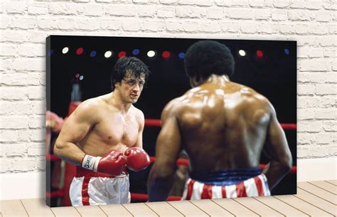 Rocky Balboa VS Apollo Creed Sylvester Stallone Rocky Classic | Etsy