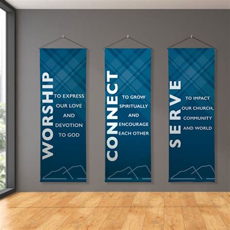 2 X 6 Banner Your Design Church Foyer Church Lobby Church Interior