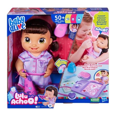Hasbro Baby Alive Lulu Achoo Brunette Doll 1 Ct Ralphs