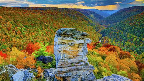 Lindy Point In Blackwater Falls State Park Photograph By James Frazier