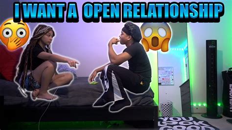 Telling My Girlfriend I Want An Open Relationship😬 Youtube