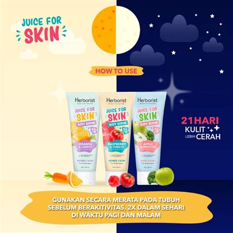 Jual HERBORIST JUICE FOR SKIN BODY SERUM 180ML Shopee Indonesia