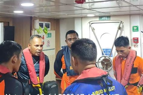 Basarnas Ternate Cari Speedboat Berpenumpang Orang Yang Hilang Di