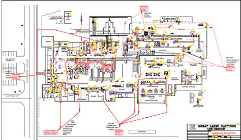 Evacuation Map — Great Lakes Castings