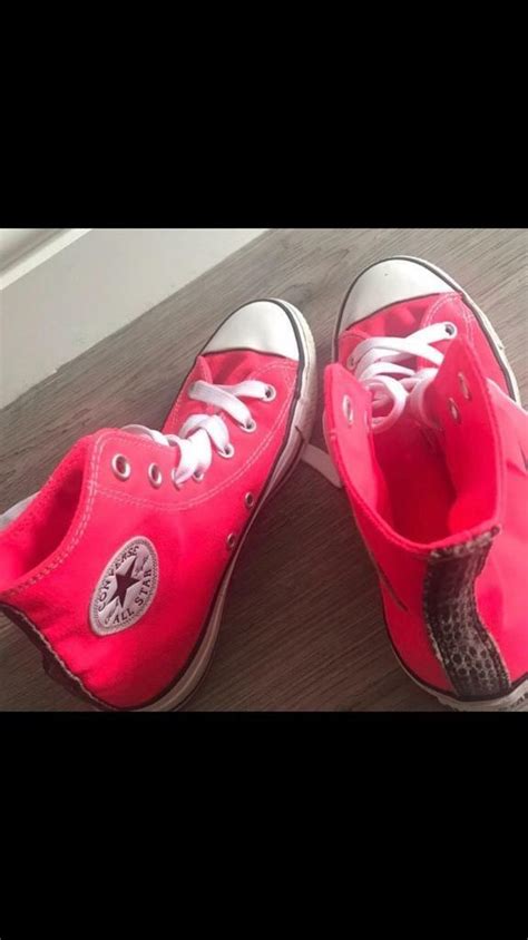 Neon Pink Converse High Tops - Size 6 | in Longwell Green, Bristol ...