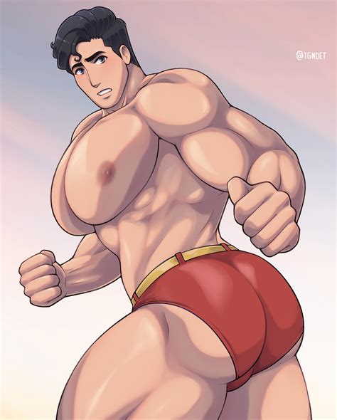 Rule 34 1boy Ass Bara Bara Tits Big Pecs Briefs Briefs Only Bubble Butt Clark Kent Dc Dc