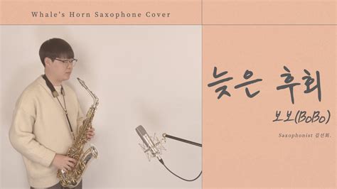 색소폰 커버 연주 늦은 후회 보보 Bobo Whales Horn Saxophone Cover By 김선회