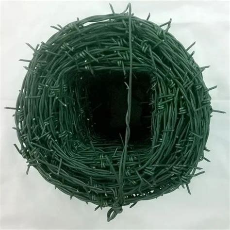 Green Iron PVC Coated Barbed Wire For Fencing At Rs 75 Kg In Thane