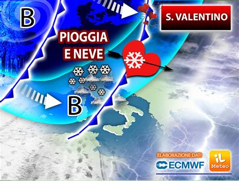 Meteo San Valentino Con Ciclone Forte Perturbazione Riporta Freddo