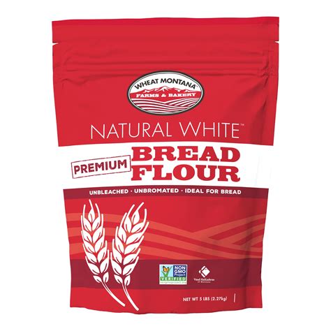 Wheat Montana Natural White Premium Bread Flour 5 Lb