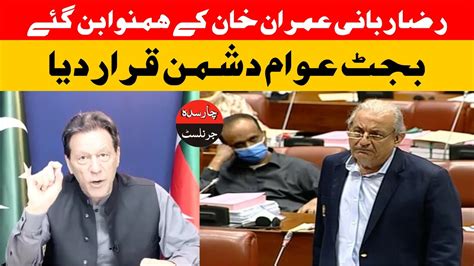 Ppp Raza Rabbani Harsh Speech In Senate Of Pakistan Youtube