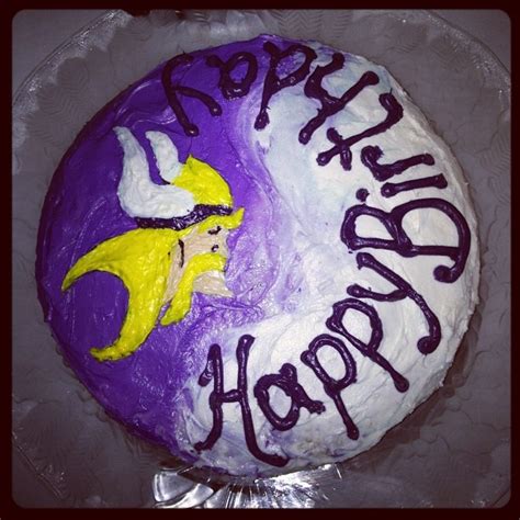 12 Nfl Vikings Cakes Photo Minnesota Vikings Viktor The Viking Minnesota Vikings Happy