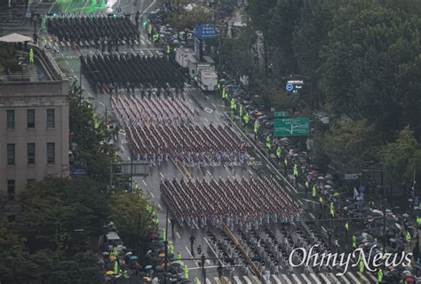 건군 75주년 국군의 날 기념행사가 26일 오후 서울 오마이포토