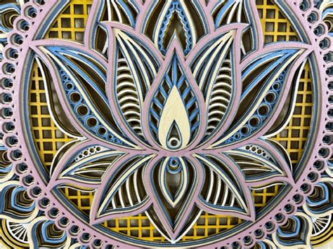 Lotus Flower Mandala Wall Art Mandala Wall Art Lotus Flower - Etsy