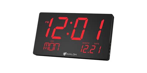 Avalon Oversized LED Digital Clock 8 X14