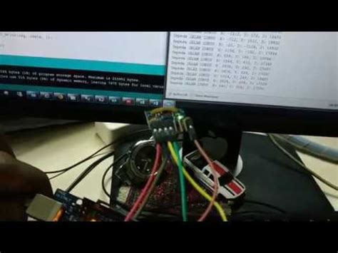 Arduino Mega Mpu Gyroscope Accelerator Youtube