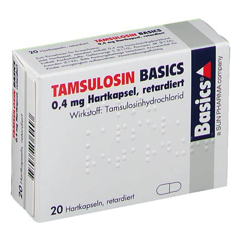 TAMSULOSIN BASICS 0 4 Mg 20 St Mit Dem E Rezept Kaufen Shop Apotheke