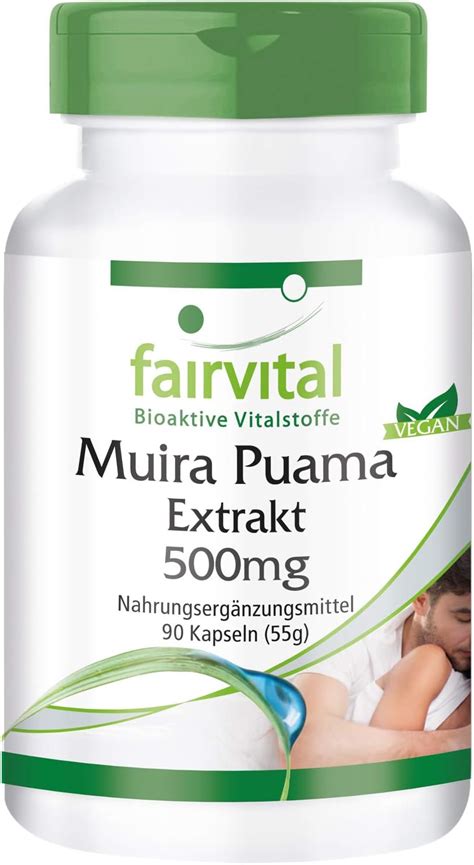 Muira Puama Mg Hochdosiert Potenzholz Extrakt Vegan