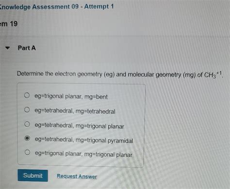 Solved Determine The Electron Geometry Eg And Molecular