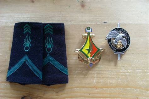 My collection of worn French Foreign Legion insignia - France ...