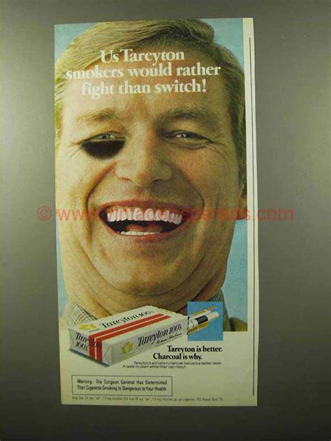 1975 Tareyton Cigarettes Ad Rather Fight Dd1034