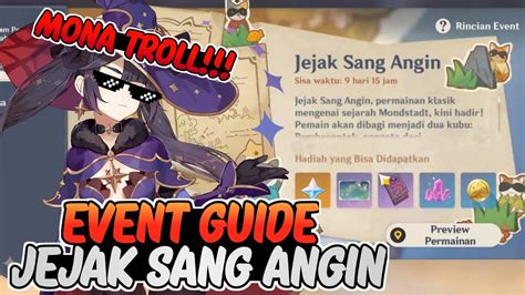 Event Guide Jejak Sang Angin Mona Troll Genshin Impact Indonesia