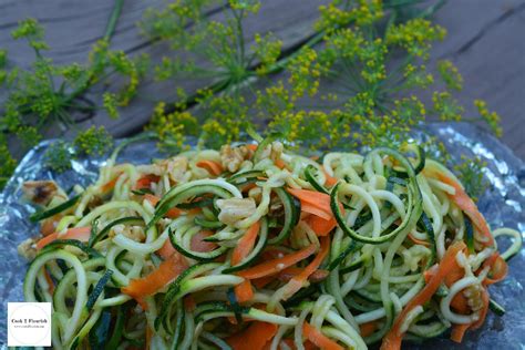 Summer Zuke & Cuke Spiral Salad