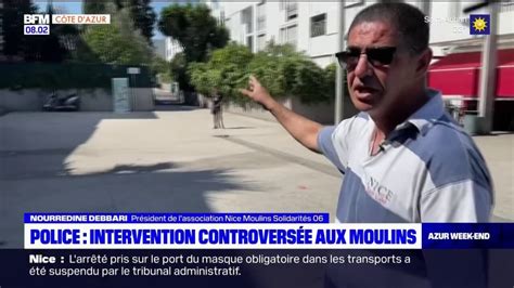 Nice une intervention policière provoque la colère des habitants