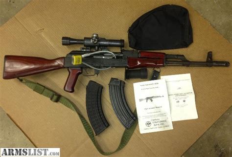 ARMSLIST For Sale Trade Century Arms GP WASR 10 AK 47 Centerfire