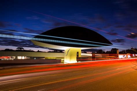 Premium Photo Oscar Niemeyer Museum Or MON In Curitiba Parana