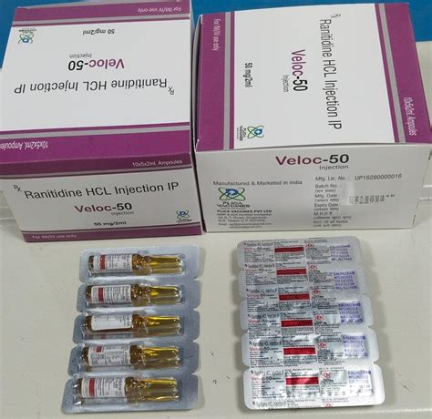 Mg Ranitidine Hcl Injection Ip At Rs Box Pharmaceutical