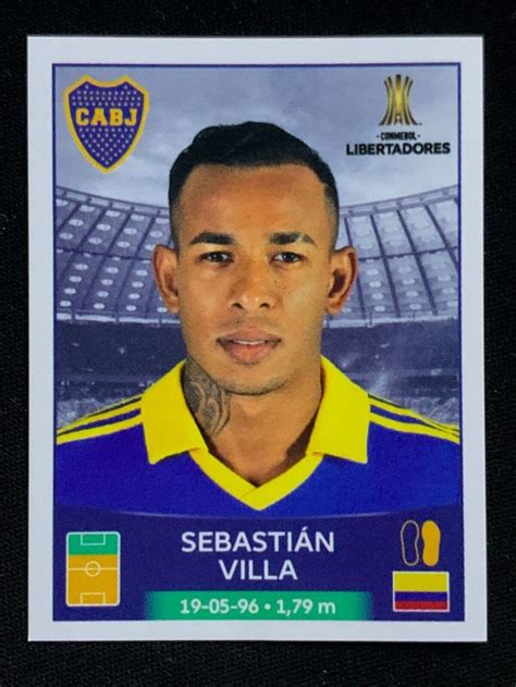 2023 PANINI CONMEBOL Copa Libertadores Sticker 355 SEBASTIAN VILLA