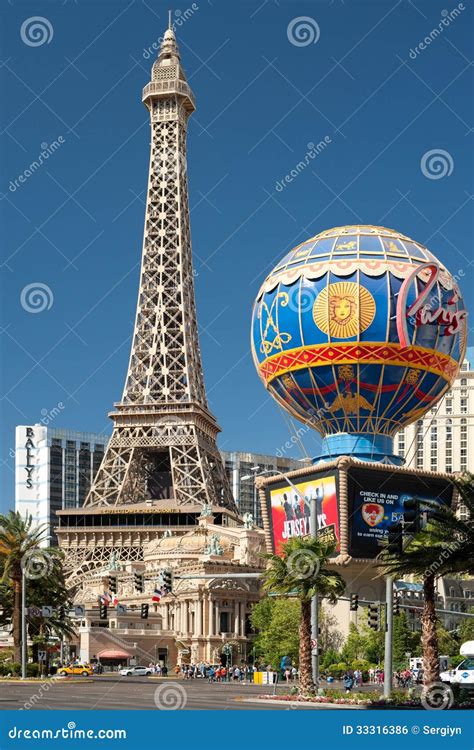 View Of Eiffel Tower In Las Vegas Editorial Photo - Image: 33316386