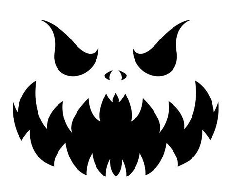 20+ Scary Pumpkin Template Faces