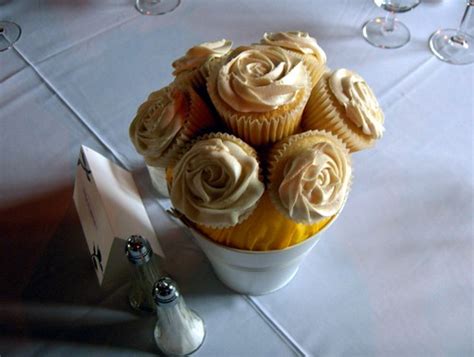 Wedding Cupcake Centerpiece One Of The Joys Of Making Cupc Flickr