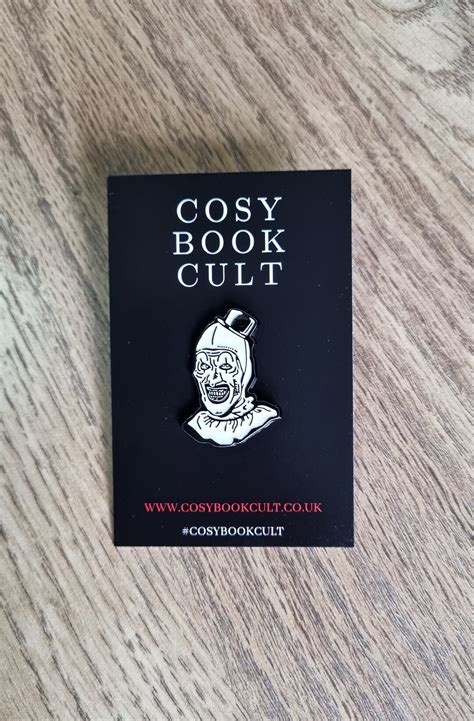 Cosy Book Cult Terrifier 2 Art The Clown Enamel Pin Badge Cult Etsy UK