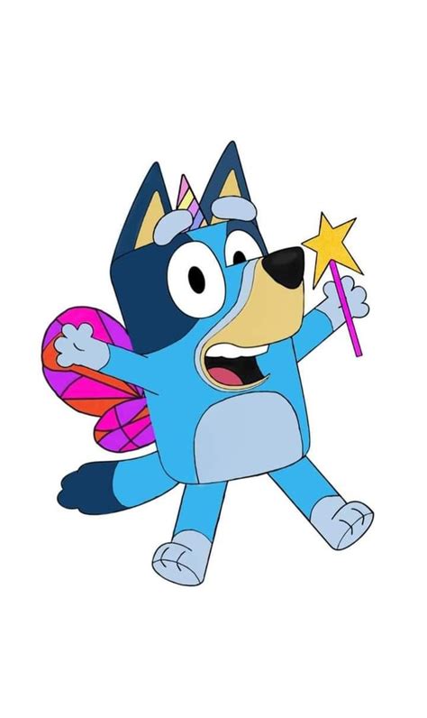 Bluey Fairy Unicorn Rbluey