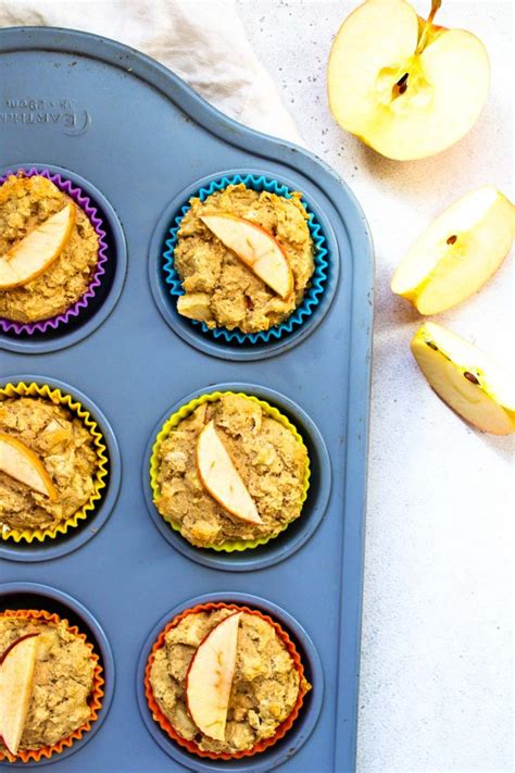 Healthy Gluten Free Apple Muffins With Cinnamon Eats By April