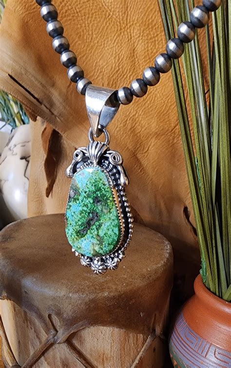 Sonoran Necklace Native American Turquoise Jewelry Dakota Sky Stone