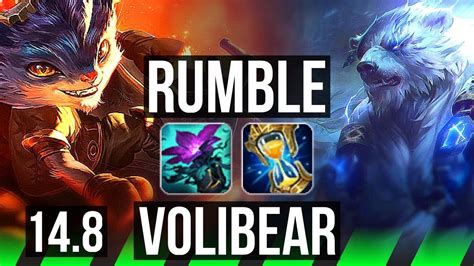 Rumble Vs Volibear Jgl K Comeback K Dmg Games