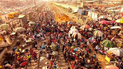 Lagos Nigeria K Market Life In Biggest And Insanely Busy African