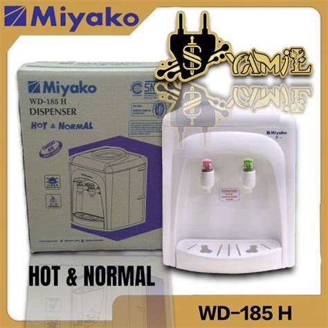 Dispenser Miyako Wd H Pendek Hot Normal Lazada Indonesia