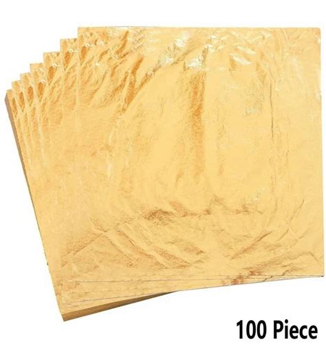 Golden Pure K Gold Leaf Quantity Per Pack Piece At Rs Pack